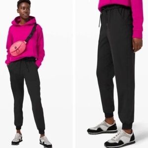 Black Lululemon Luxtreme Keep Moving Joggers Sz 2 - LIKE NEW!